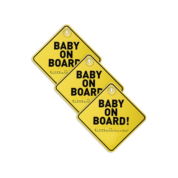 Buy 3PK LittleBaby on Board Safety Car Window Sign w/ Suction