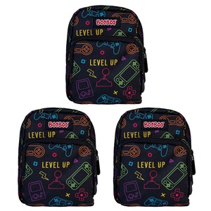 3PK MDI BooBoo Backpack Minis Gamer Black Novelty Mini Bag Mini Bag 11x15cm 3y+
