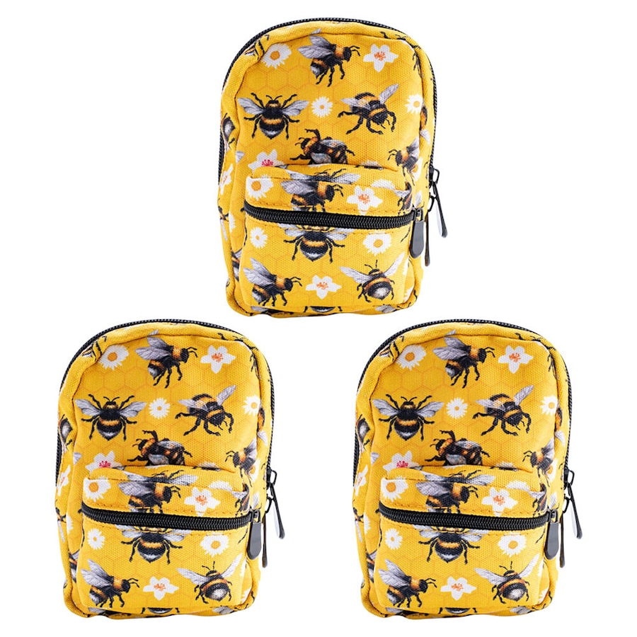 3PK MDI BooBoo Joybee Backpack Minis Bee Mini Bag 11x15cm Kids/Children 3y+