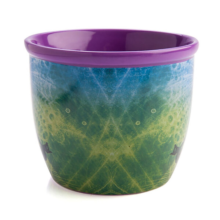 3PK MDI Smudge Bowl Sage/Incense Burner Ceramic Chakra 12.5x10.5cm Purple