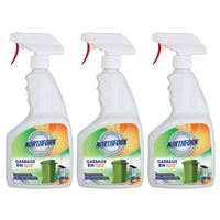 3PK Northfork 750ml Deodoriser/Sanitiser Disinfectant f/ Garbage Bins Floral