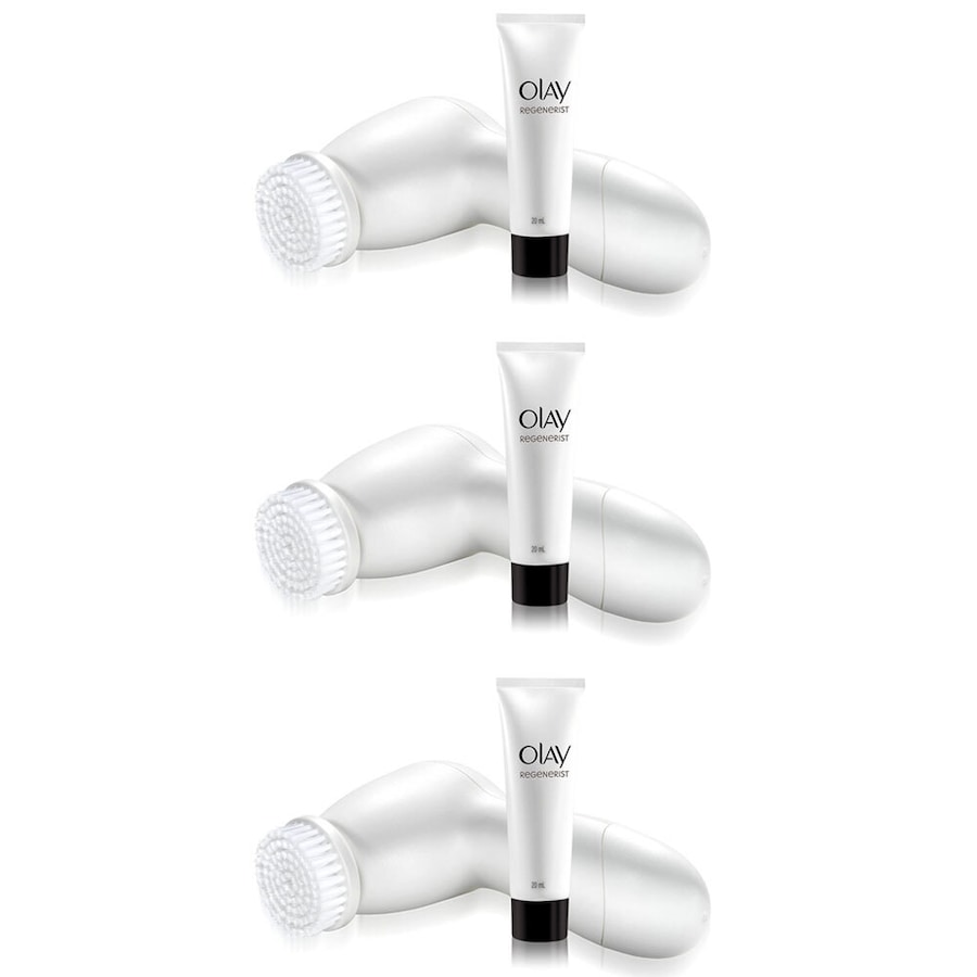 3PK Olay Regenerist Advanced Anti-Ageing Brush Cleansing w/Facial Skin Cleanser