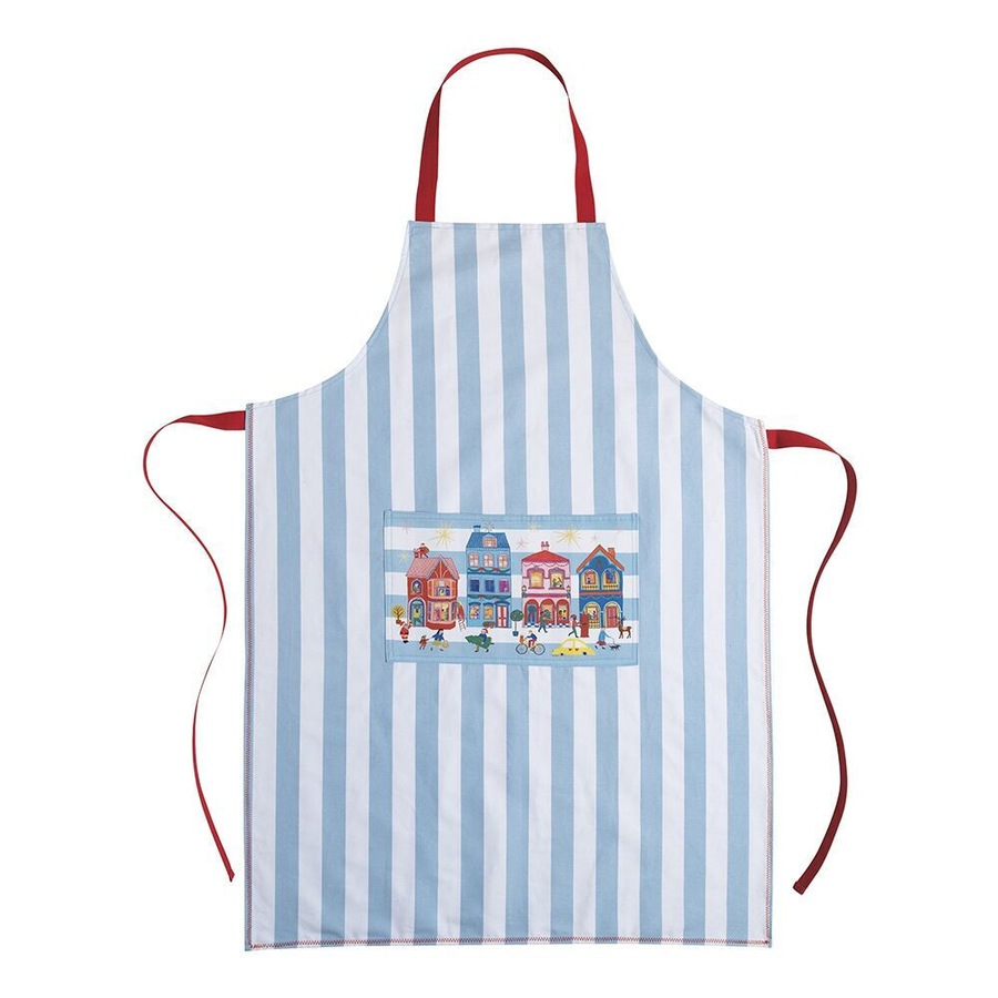 3PK Porto Night Before Cotton Chef Apron w/ Front Pocket Kitchen Cooking 95cm