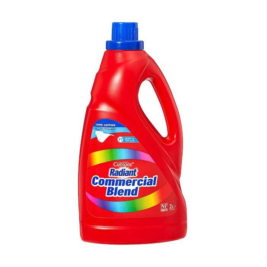 3PK Radiant Commercial Blend Laundry Liquid Detergent for Top & Front Loaders 2L