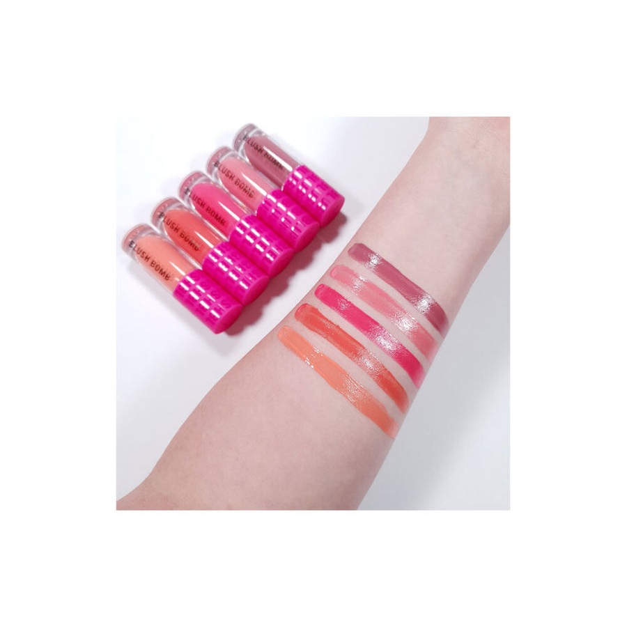 3PK Revolution 4.6ml Blush Bomb Cream Blusher Dolly Rose Beauty Makeup