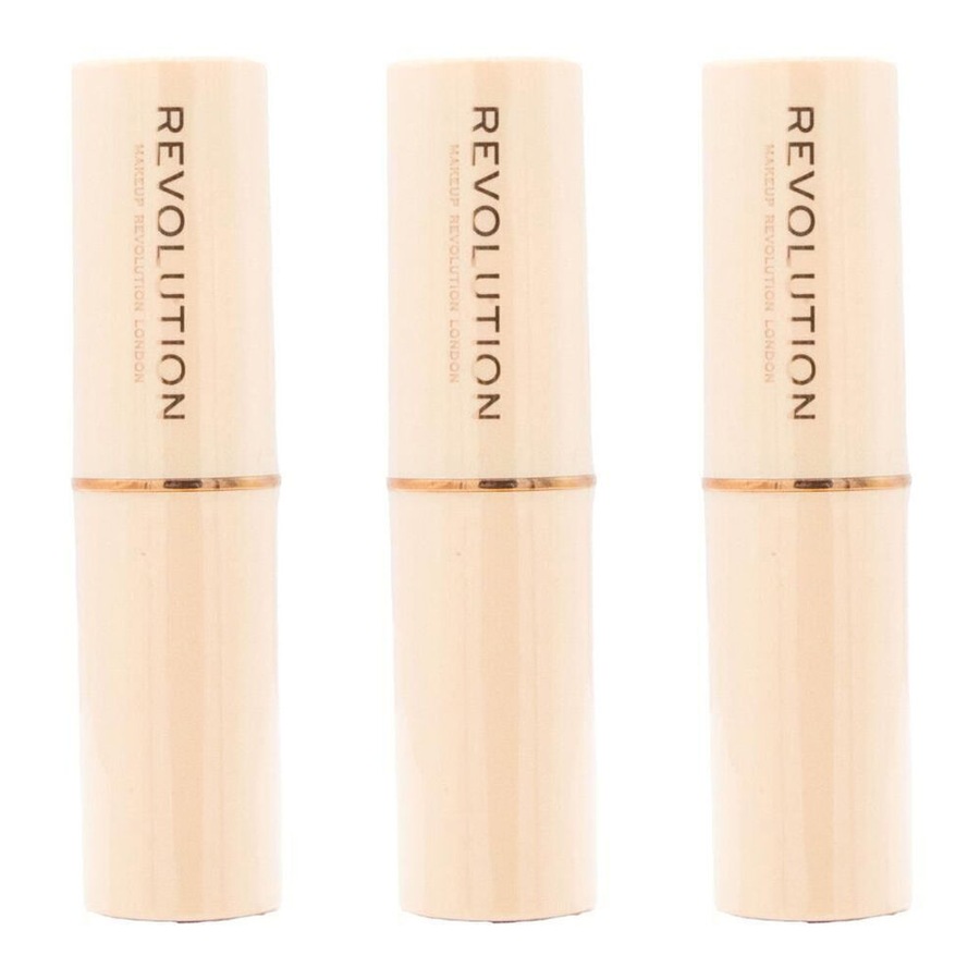 3PK Revolution Fast Base Stick Cream Foundation 6.2g Face Makeup F1 Cosmetics
