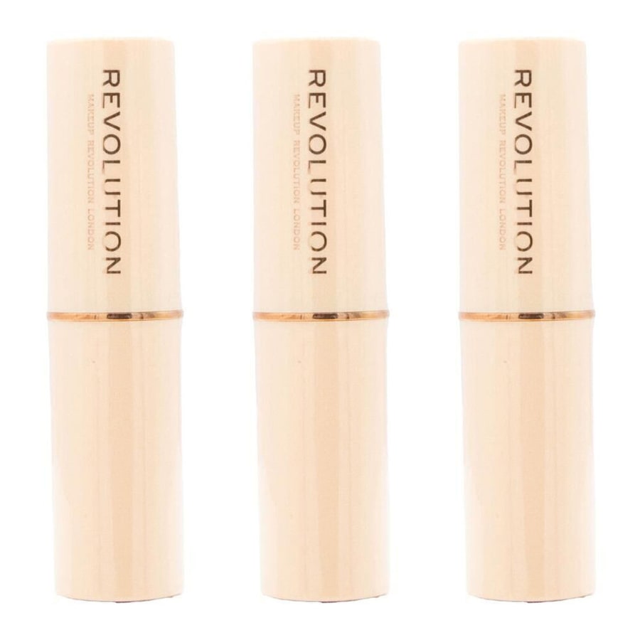 3PK Revolution Fast Base Stick Cream Foundation 6.2g Face Makeup F1 Cosmetics