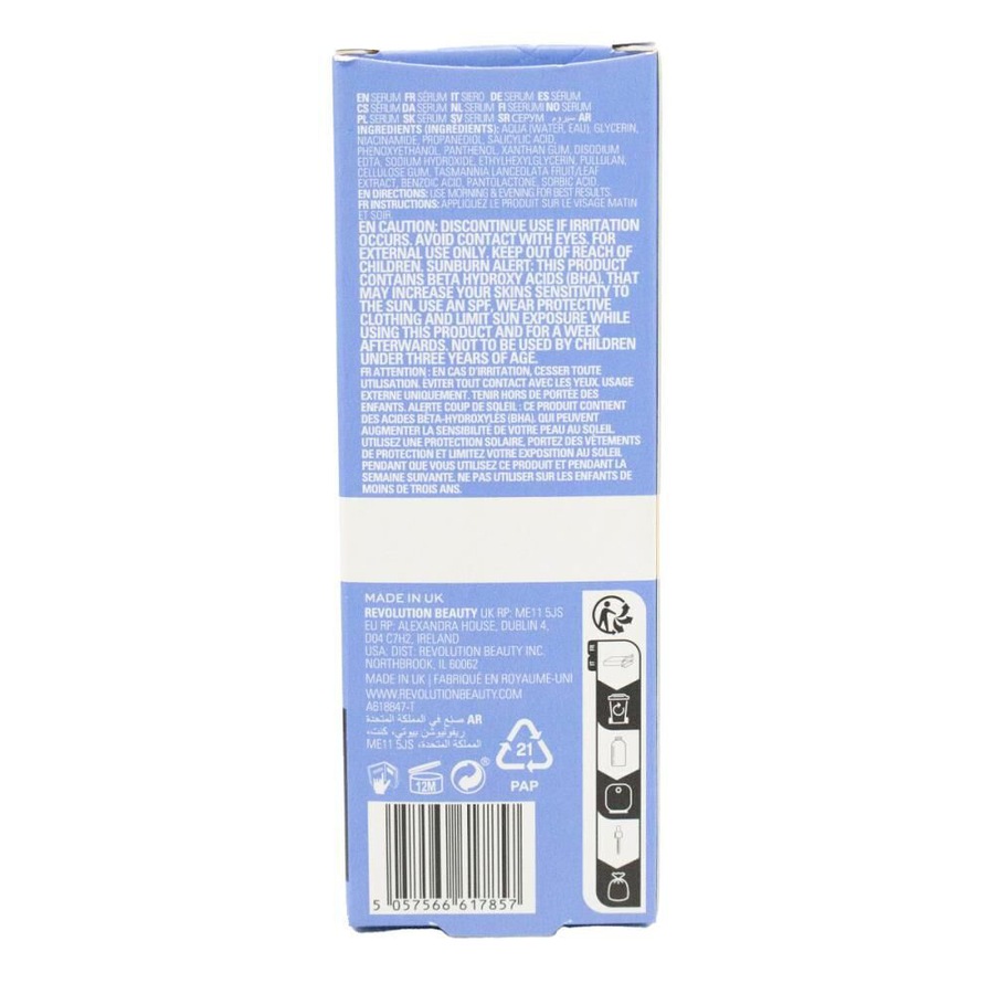 3PK Revolution Skin Serum Salicylic Acid & Niacinamide Blemish Face Care 30ml