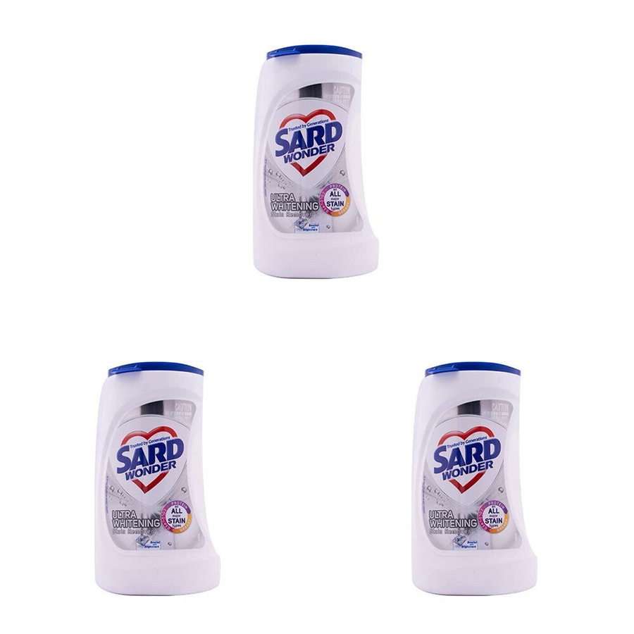 3PK Sard Ultra Whitening Powder Laundry Stain Remover Heavy Duty 1kg Detergent
