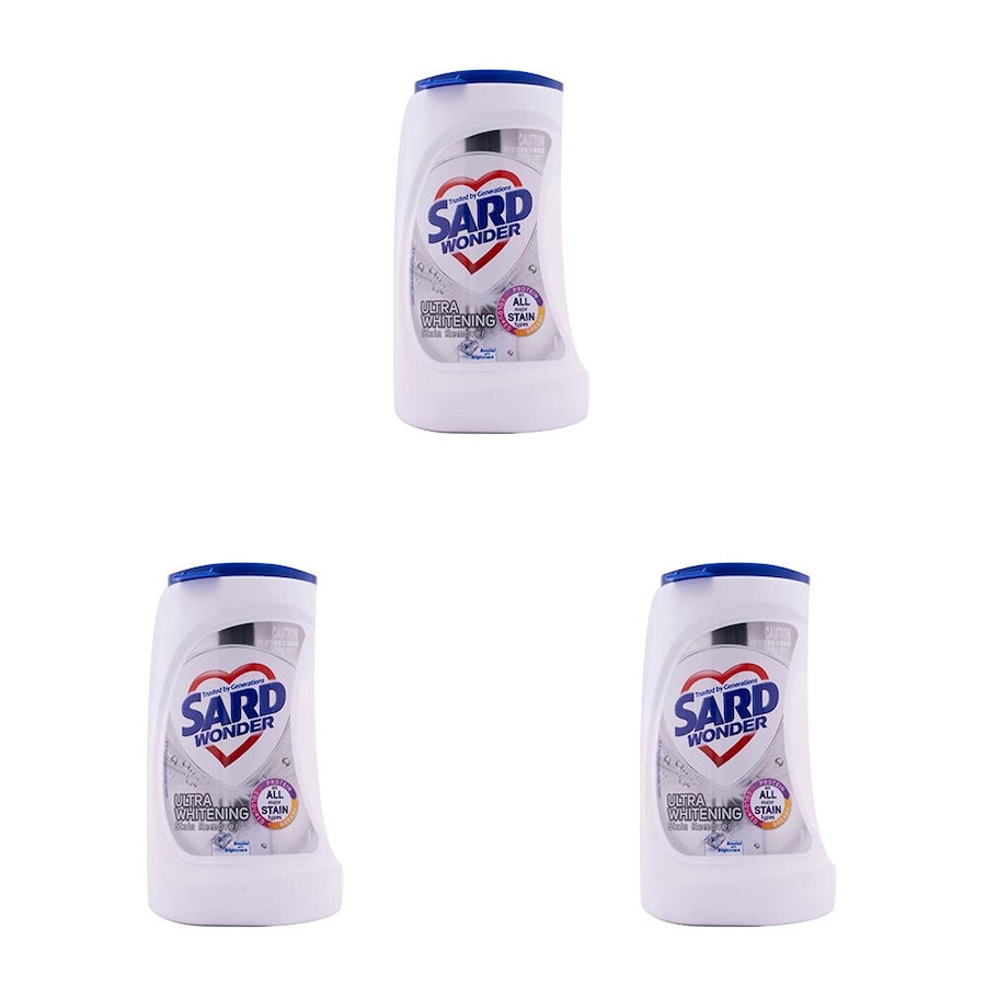 3PK Sard Ultra Whitening Powder Laundry Stain Remover Heavy Duty 1kg Detergent