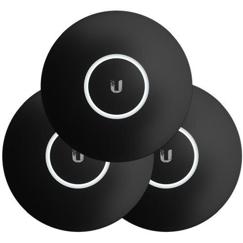 3PK Ubiquiti UniFi NanoHD Access Point U6-Lite Hard Skin Casing Black Design