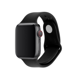 3sixT Wrist Band Silicone Bracelet Strap For Apple Smart Watch 42/44mm Black