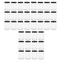 3x 12PK Lemon Lime Verona 150ml Jars Kitchen Storage Canister Container Clear