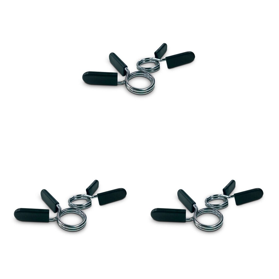 Buy 3x 2pc Standard Spring Collars For 28mm Weight Handle Bar Pair ...
