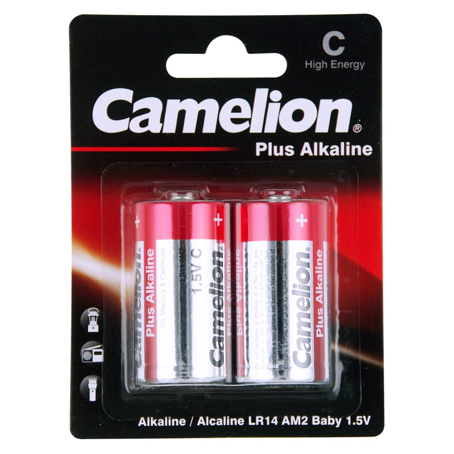 3x 2pc Camelion Alkaline C LR14 AM2 1.5V Battery Cylindrical Power Batteries