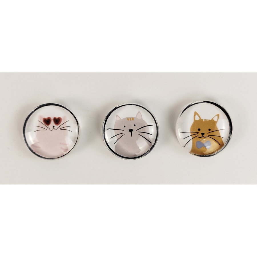 3x 3pc Urban 3cm Resin Magnets Perfect Pets Cats Home Charm Fridge Decor Display