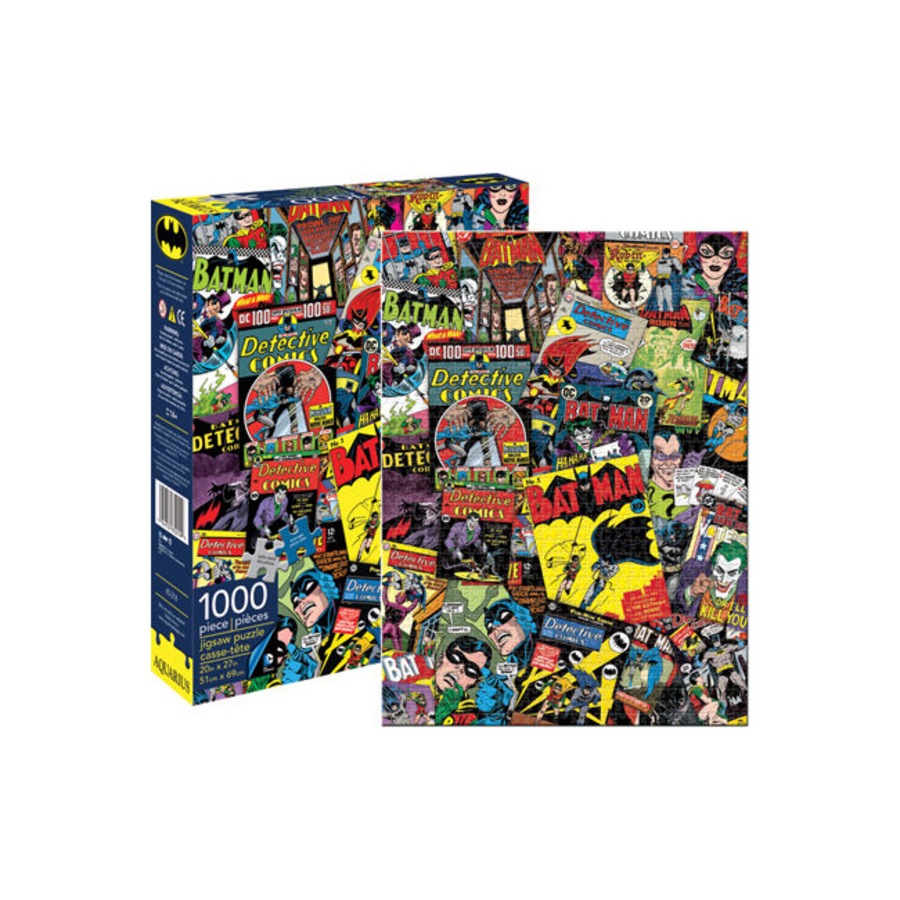 1000pc Aquarius DC Comics Batman Retro Collage 51x69cm Jigsaw Puzzle Game 14+