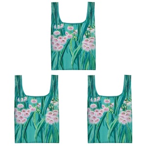 3x Ashdene Native Flora Flowering Gum RPET Reusable Tote Grocery Shopping Bag