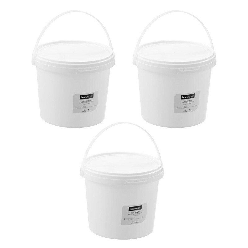 Buy 3x Boxsweden 2.5L Heavy Duty Handled Pail Bucket Home/Garden