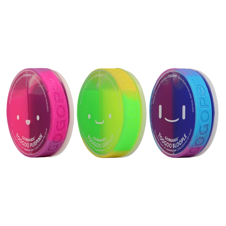 3x Goobands Toogoo 7cm Squeezy Slime Stretch Stress Relief Toys 3y+ Child Asst