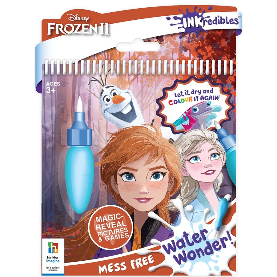 3x Inkredibles Frozen 2 Water Wonder Colouring Activity Kit Mess-Free Art 3y+