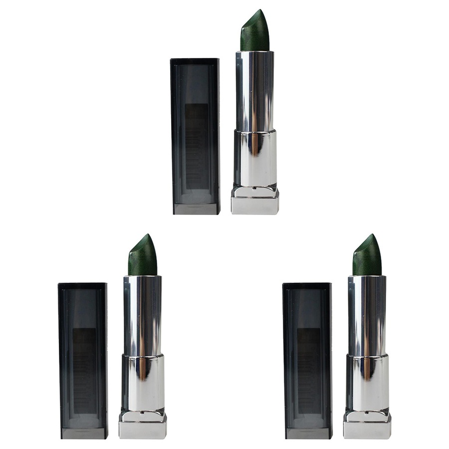3x Maybelline 4.2G Colorsensational Cosmetic Lipstick Metallic 986 Serpentine