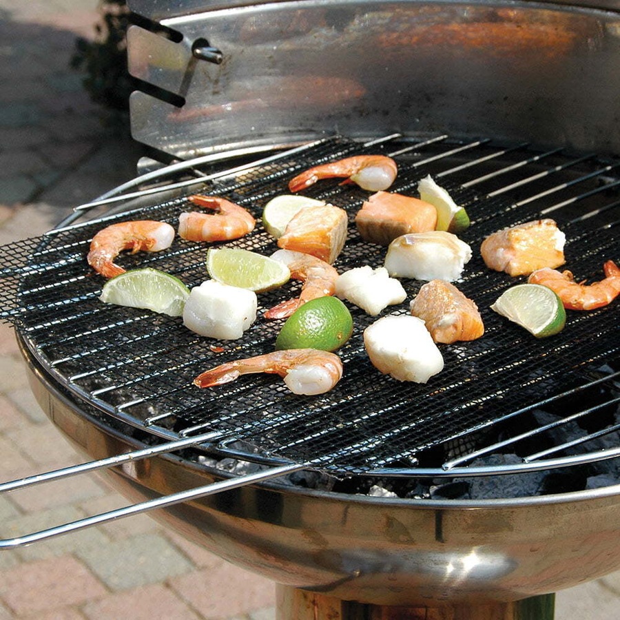 3x Nostik Reusable 32cm Non-Stick Cooking BBQ/Barbecue Grill Mat Pad Rectangle