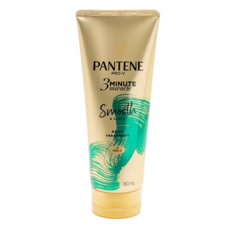 3x Pantene 180ml Daily Treatment 3 Minute Miracle Smooth/Sleek Hair Conditioner