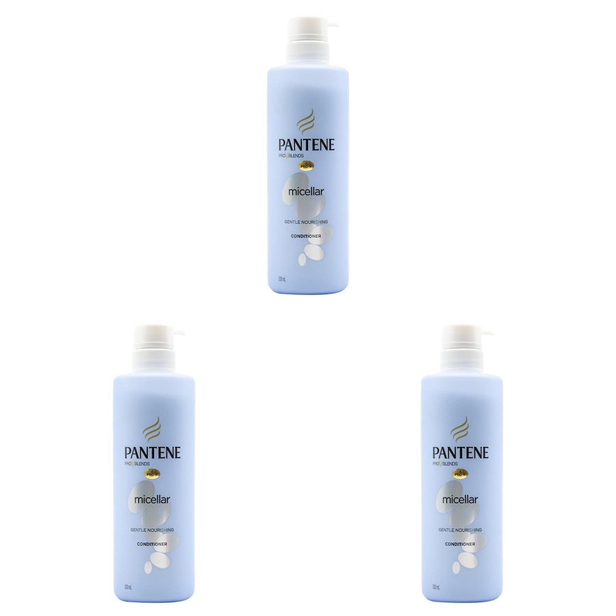 3x Pantene 530ml Pro V Blends Micellar Gentle Nourishing Conditioner Hair Care