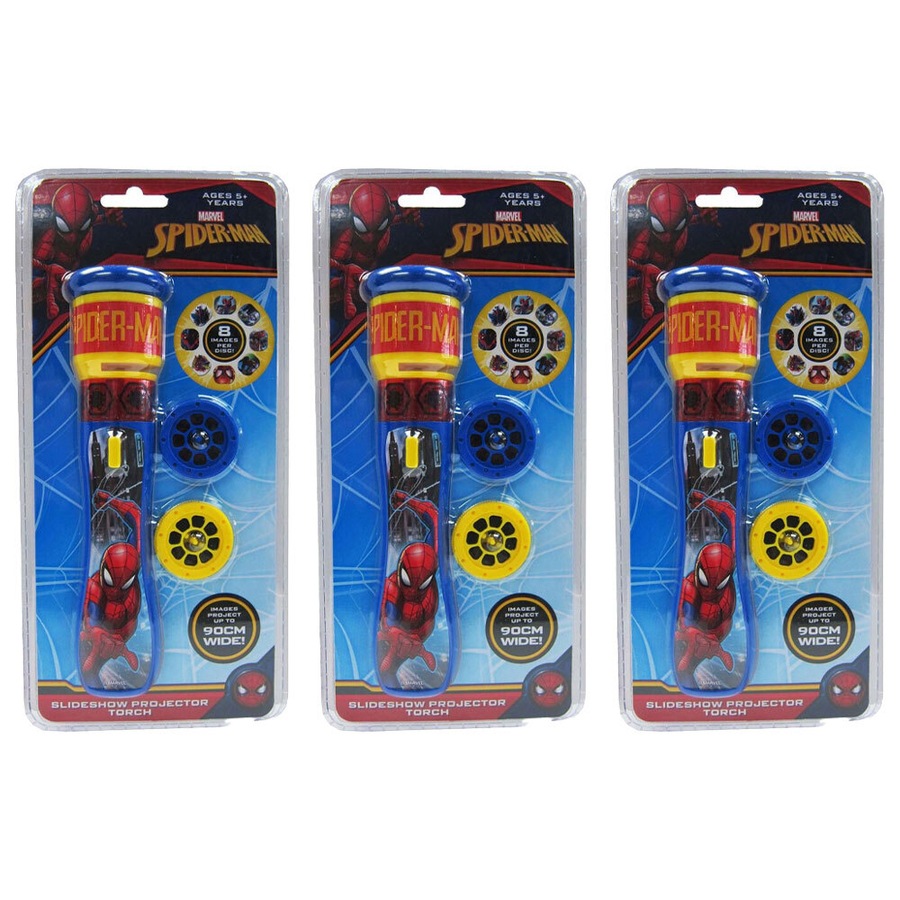 3x Projector Slideshow Torch Kids/Children Interactive Play Toys Assorted 5y+