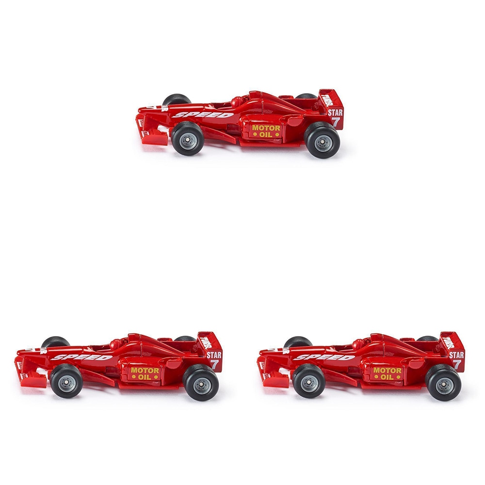 Buy 3x Siku 1357 Black Formula 1 Racing Car Diecast Kids/Children ...
