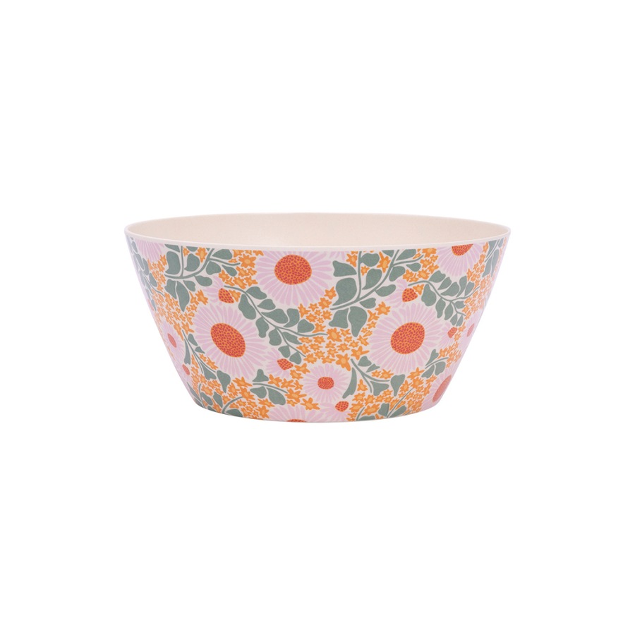 3x Splosh Picnic 24.5cm Spring Floral Round Salad Serving Bowl Tableware
