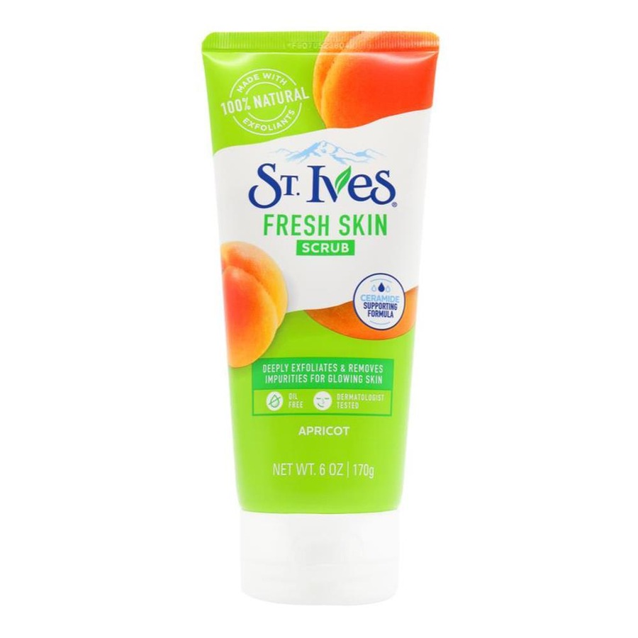 3x St Ives 170G Fresh Skin Exfoliating Facial Scrub Apricot for Radiant Skin