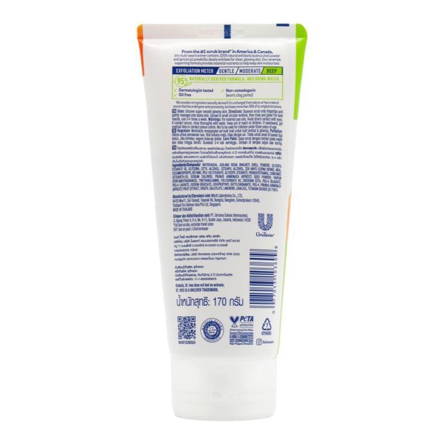 3x St Ives 170G Fresh Skin Exfoliating Facial Scrub Apricot for Radiant Skin