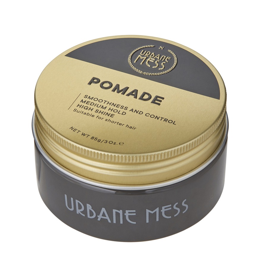 3x Urbane Mess Grooming Pomade 85G Hair Care/Styling Fashion Gel Strong Hold
