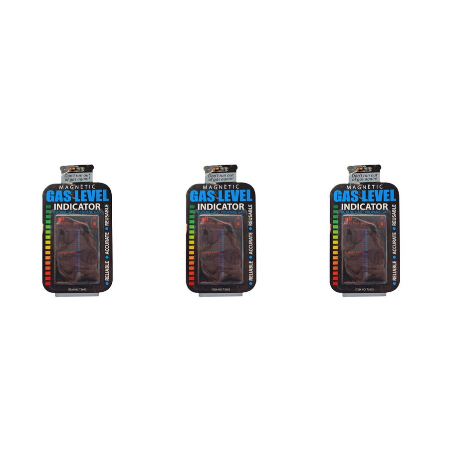 3x Wildtrak Magnetic Gas Bottle Level Indicator for Camping Essentials 20x10cm