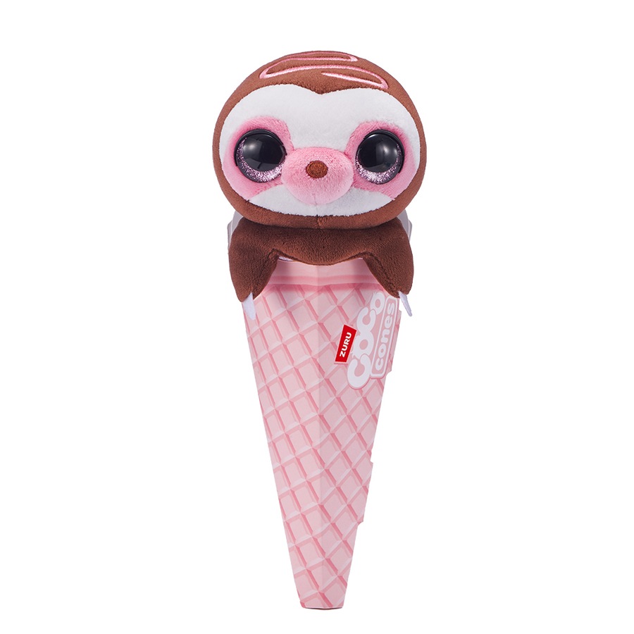 3x Zuru Coco Cones Sweet Animal Plush Kids/Children Stuffed Toy Assorted 3y+