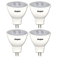 4x Energizer LED GU5.3/MR16 5.6W 12V Warm White Downlight Spot Light Bulb