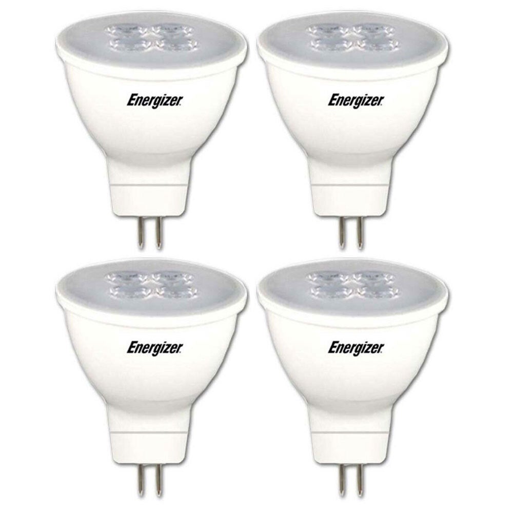 4x Energizer LED GU5.3/MR16 5.6W 12V Warm White Downlight Spot Light Bulb