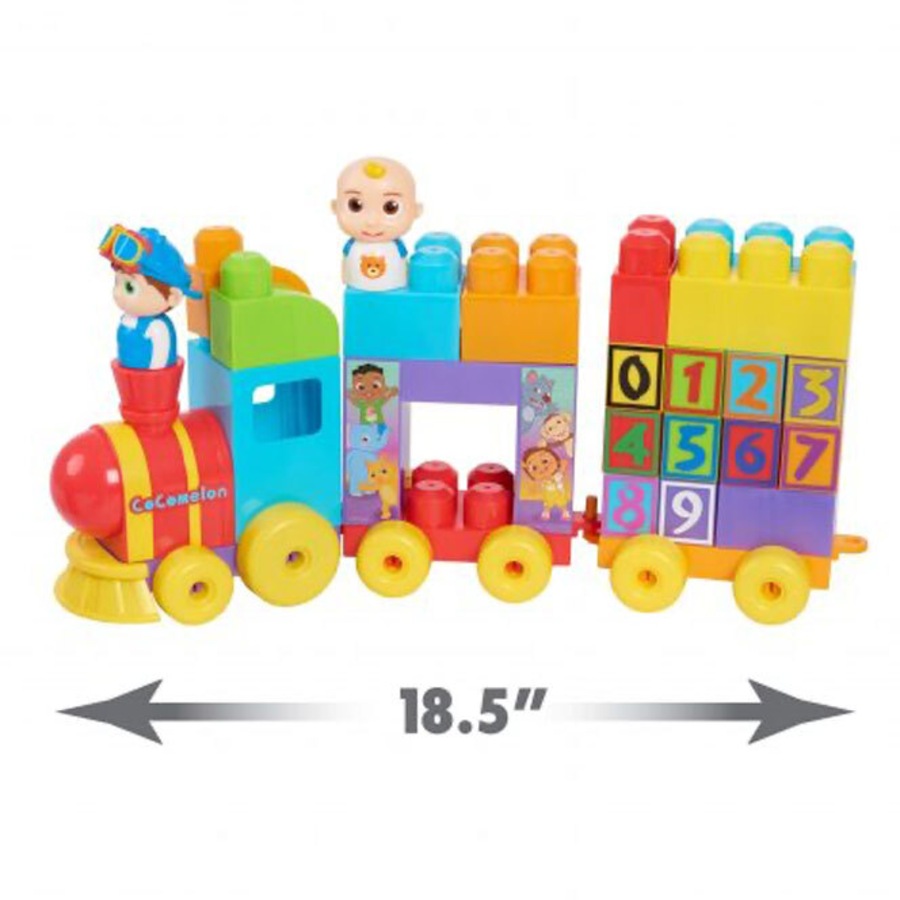 40pc Cocomelon 18m+ Toddler Stacking Train Educational Number Building Block Toy