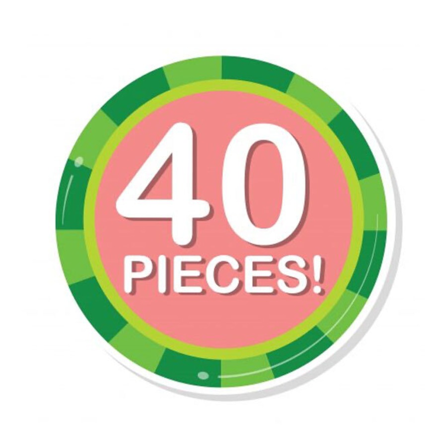 40pc Cocomelon 18m+ Toddler Stacking Train Educational Number Building Block Toy