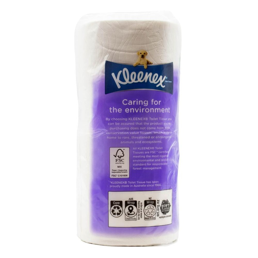 48pc Kleenex 3-Ply Toilet Paper Comfort Care Bathroom Tissue Rolls 180-Sheets