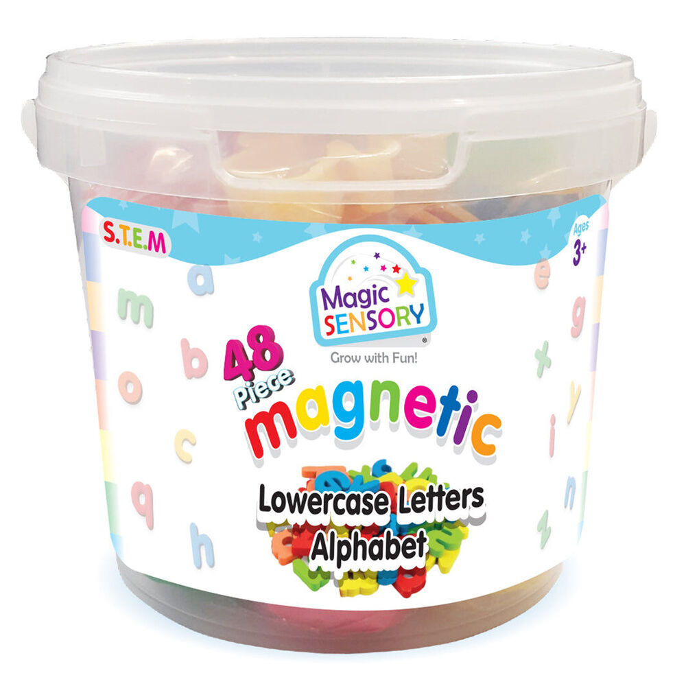 Science Magic Letters Buy 48Pc Magic Sensory Magnetic Lowercase Letters 3cm Colourful ...