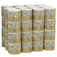 48PK 10cm Toilet Paper Roll Tissue 2 Ply 400 Sheets Individually Wrapped