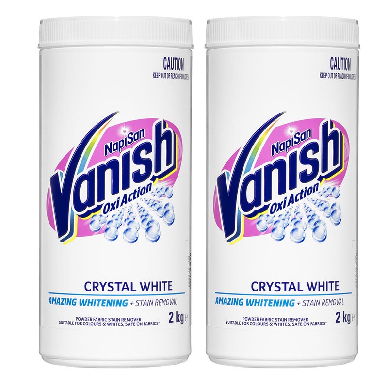 Buy 4kg Vanish NapiSan Oxi Action Stain Remover Powder Crystal White f ...