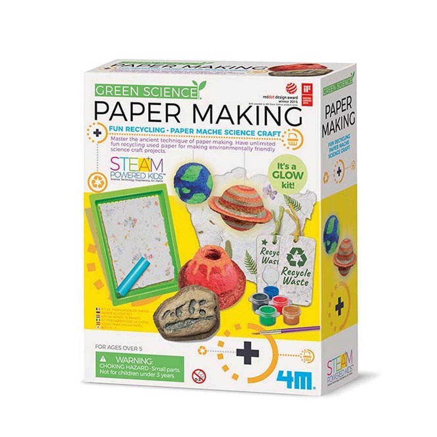 Buy 4M Green Science Paper Making Educational Kids/Toddler Fun Activity ...