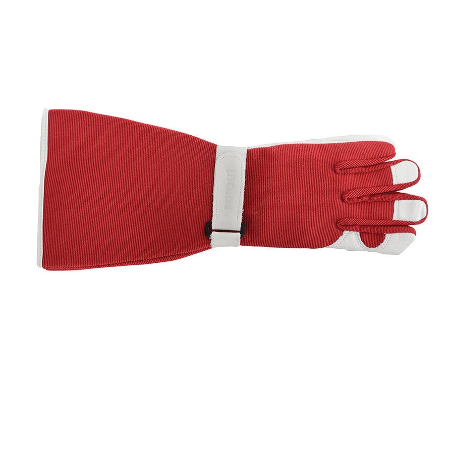4pc Annabel Trends Sprout Long Sleeve Garden Planting/Pruning Hand Gloves Red