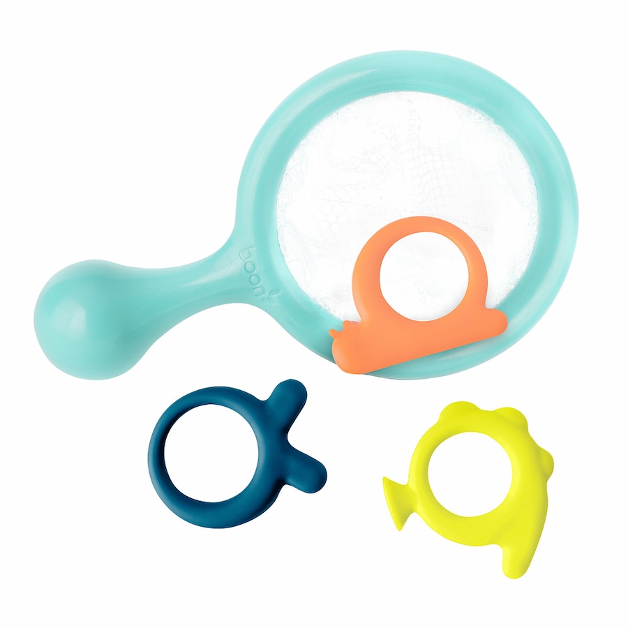 4pc Boon Water Bugs Bath Play Toy Floating Fun w/ Fishing Net Baby/Kids 10m+