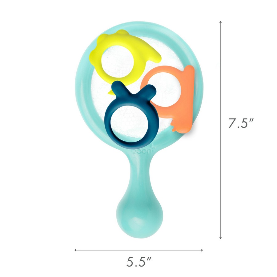 4pc Boon Water Bugs Bath Play Toy Floating Fun w/ Fishing Net Baby/Kids 10m+