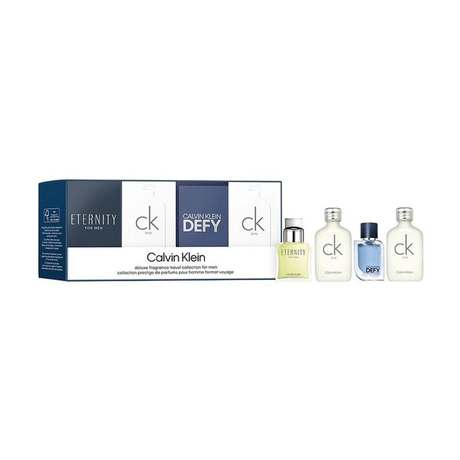 4pc Calvin Klein Men 10ml CK Eternity 10ml CK Defy & 2 Set of 10ml CK One